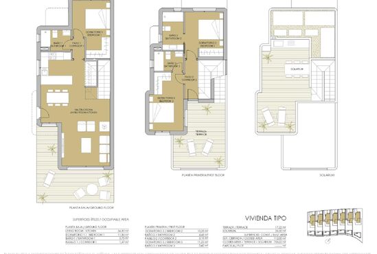 3-izb. Vila Na predaj, Alicante, Pilar de La Horadada, Španielsko [SP0873]