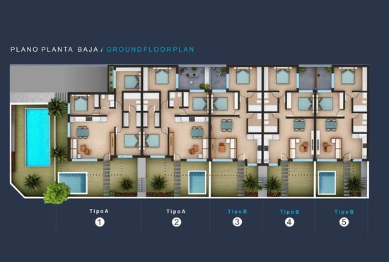 2-izb. Bungalov Na predaj, Murcia, San Pedro del Pinatar, Španielsko [SP1012]