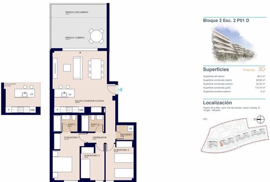 3-izb. Apartmán Na predaj, Alicante, Denia, Španielsko [SP1057]