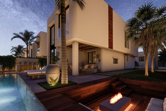 4-izb. Vila Na predaj, Alicante, Alfas del Pi, Španielsko [N9059]
