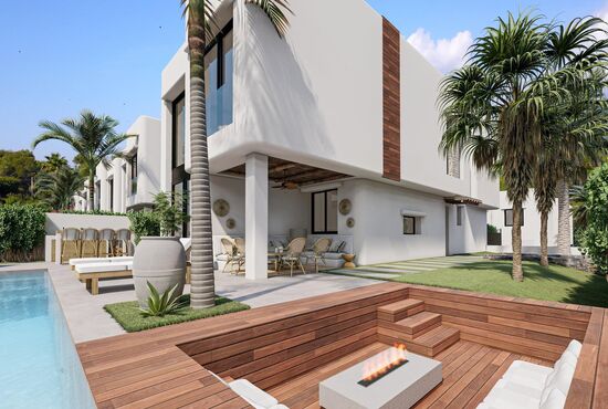 4-izb. Vila Na predaj, Alicante, Alfas del Pi, Španielsko [N9059]