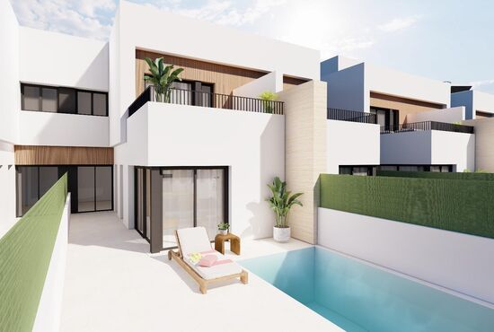 3-izb. Vila Na predaj, Murcia, Santiago de la Ribera, Španielsko [N9056]
