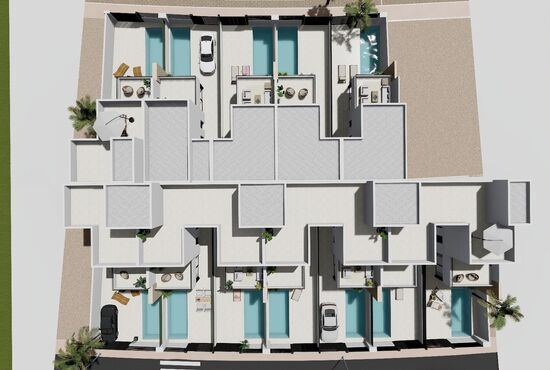 3-izb. Vila Na predaj, Murcia, Santiago de la Ribera, Španielsko [N9056]