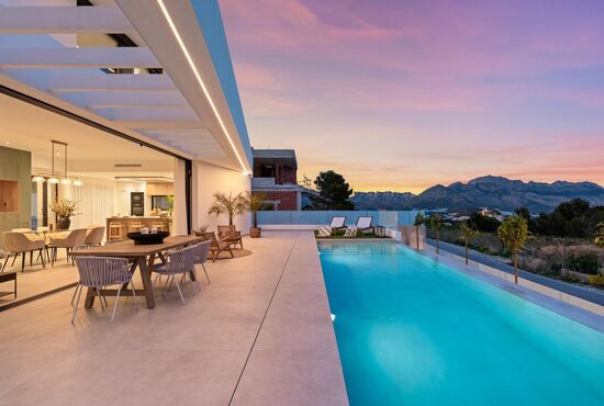 3-izb. Vila Na predaj, Alicante, Polop, Španielsko [N8998]