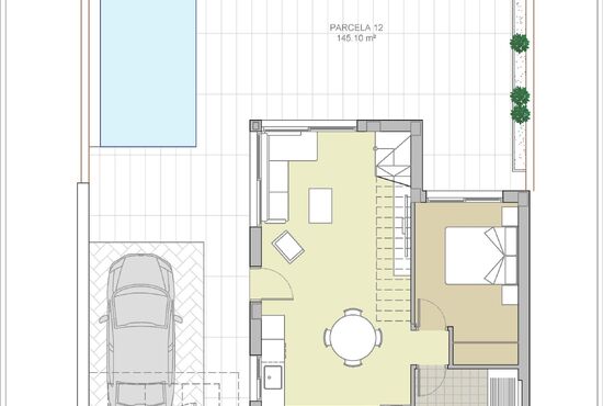 3-izb. Vila Na predaj, Alicante, Orihuela, Španielsko [N8973]