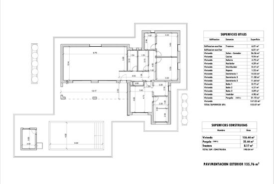 3-izb. Vila Na predaj, Alicante, Aspe, Španielsko [N8934]