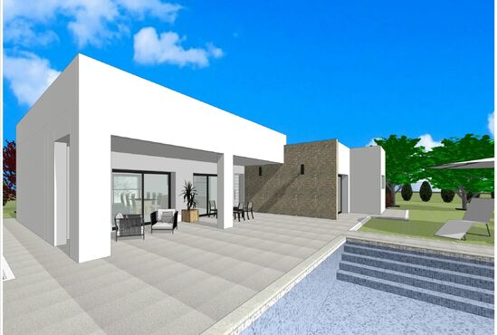 3-izb. Vila Na predaj, Alicante, Aspe, Španielsko [N8934]
