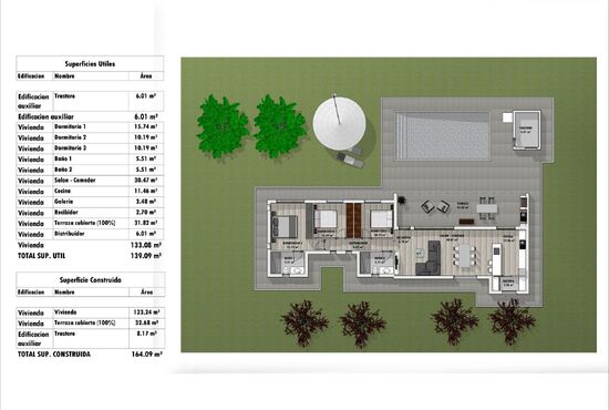 3-izb. Vila Na predaj, Alicante, Aspe, Španielsko [N8933]