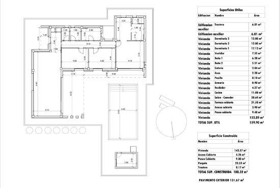 3-izb. Vila Na predaj, Alicante, Aspe, Španielsko [N8935]