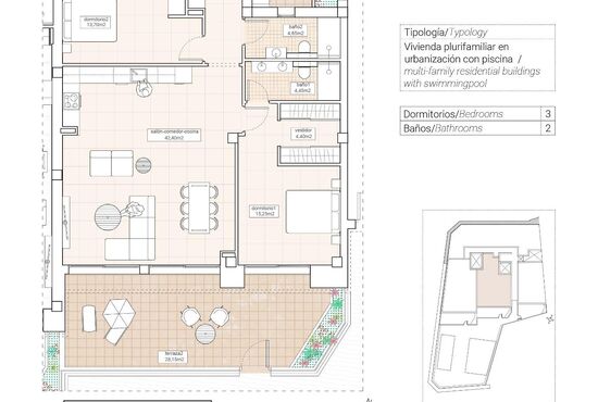 3-izb. Apartmán Na predaj, Alicante, Hondón de las Nieves, Španielsko [N8774]