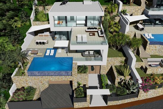 4-izb. Vila Na predaj, Alicante, Calpe, Španielsko [N5667]