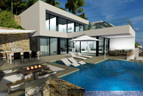 4-izb. Vila Na predaj, Alicante, Calpe, Španielsko [N5667]