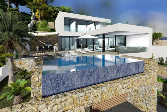 4-izb. Vila Na predaj, Alicante, Calpe, Španielsko [N5667]