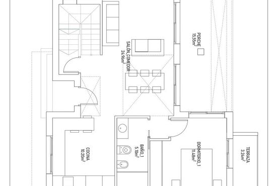 3-izb. Vila Na predaj, Alicante, Torrevieja, Španielsko [N6894]