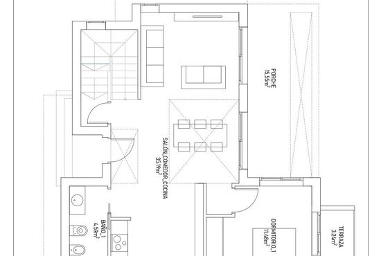 3-izb. Vila Na predaj, Alicante, Torrevieja, Španielsko [N6894]