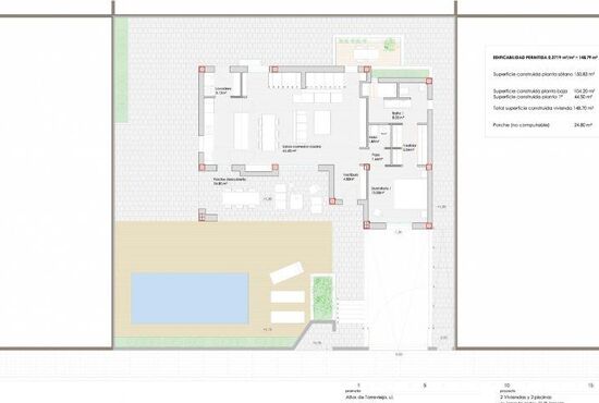 3-izb. Vila Na predaj, Alicante, Torrevieja, Španielsko [N3719]