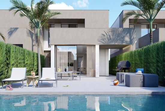 3-izb. Vila Na predaj, Murcia, Los Urrutias, Španielsko [N6927]