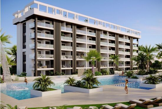 3-izb. Penthouse Na predaj, Alicante, Torrevieja, Španielsko [N8104]