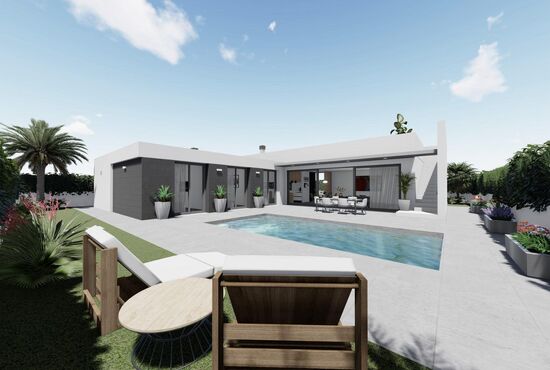 3-izb. Vila Na predaj, Almería, San Juan de los Terreros, Španielsko [N7351]