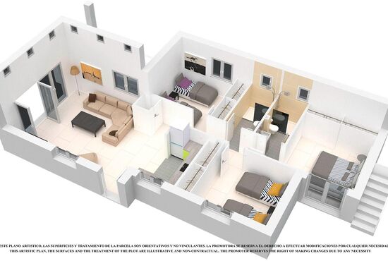 3-izb. Vila Na predaj, Murcia, Los Alcazares, Španielsko [N6659]
