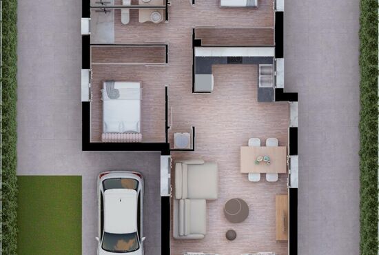 3-izb. Vila Na predaj, Murcia, Los Alcazares, Španielsko [N6659]