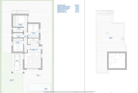3-izb. Vila Na predaj, Murcia, Los Alcazares, Španielsko [N6659]
