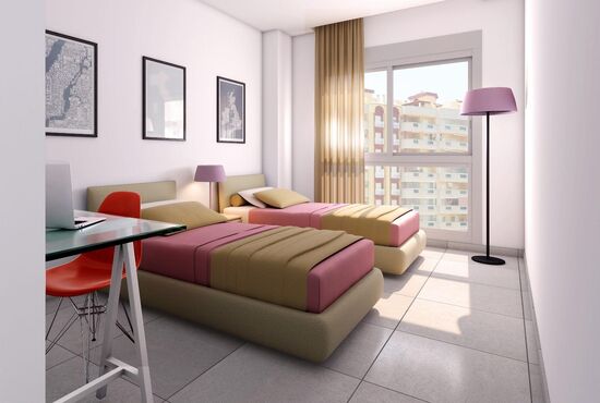 1-izb. Apartmán Na predaj, Murcia, La Manga del Mar Menor, Španielsko [N8368]