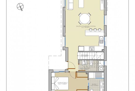 3-izb. Vila Na predaj, Alicante, Pilar de La Horadada, Španielsko [N6673]
