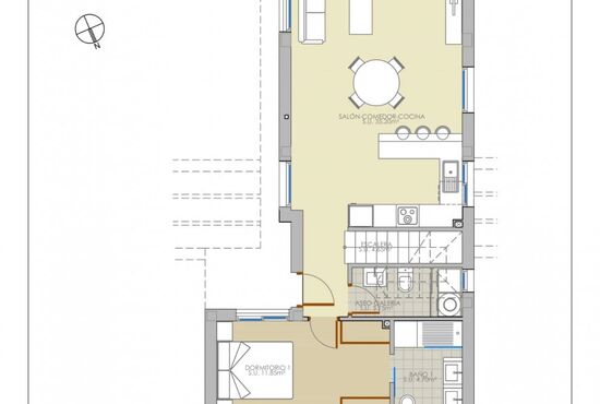 3-izb. Vila Na predaj, Alicante, Pilar de La Horadada, Španielsko [N6675]