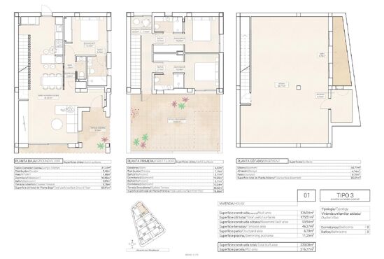 3-izb. Vila Na predaj, Alicante, Hondón de las Nieves, Španielsko [N7307]