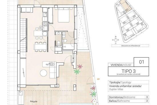 3-izb. Vila Na predaj, Alicante, Hondón de las Nieves, Španielsko [N7307]