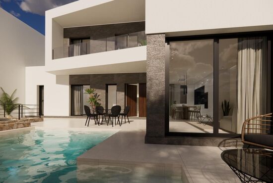 3-izb. Quad House Na predaj, Alicante, Dolores, Španielsko [N8457]