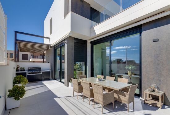 3-izb. Vila Na predaj, Alicante, Pilar de La Horadada, Španielsko [N8106]