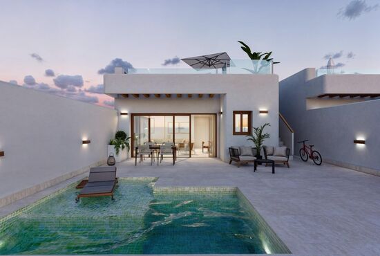 2-izb. Vila Na predaj, Murcia, Torre Pacheco, Španielsko [N8517]