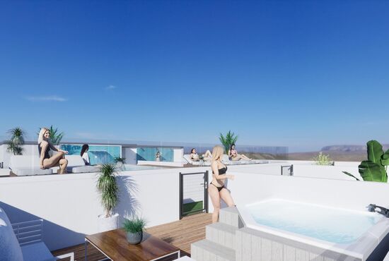 2-izb. Penthouse Na predaj, Alicante, Torrevieja, Španielsko [N7747]