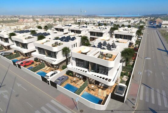 3-izb. Vila Na predaj, Alicante, Los Montesinos, Španielsko [N7375]