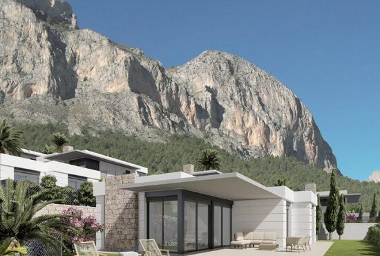 3-izb. Vila Na predaj, Alicante, Polop, Španielsko [N8513]
