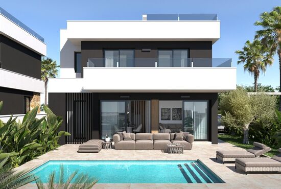 3-izb. Vila Na predaj, Alicante, Ciudad Quesada, Španielsko [N8543]