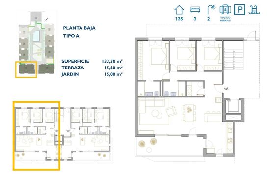 3-izb. Apartmán Na predaj, Murcia, San Pedro del Pinatar, Španielsko [N8080]