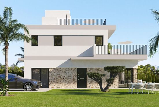 4-izb. Vila Na predaj, Alicante, San Miguel de Salinas, Španielsko [N7348]