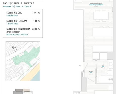 1-izb. Apartmán Na predaj, Alicante, Villajoyosa, Španielsko [N8194]