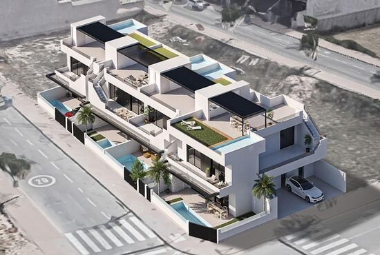 3-izb. Bungalov Na predaj, Murcia, San Pedro del Pinatar, Španielsko [N8089]