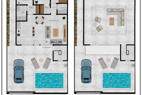 3-izb. Vila Na predaj, Murcia, Fuente Alamo, Španielsko [N8618]