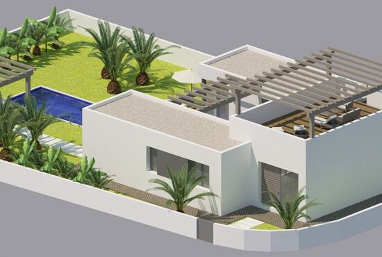 3-izb. Vila Na predaj, Alicante, Benijofar, Španielsko [N6122]