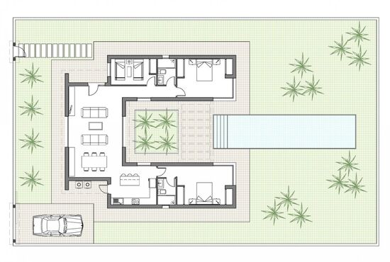 3-izb. Vila Na predaj, Alicante, Benijofar, Španielsko [N6122]