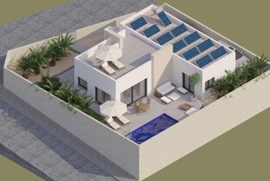 3-izb. Vila Na predaj, Alicante, Benijofar, Španielsko [N8223]