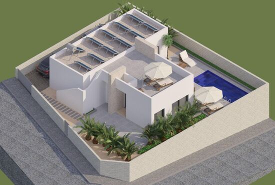 3-izb. Vila Na predaj, Alicante, Benijofar, Španielsko [N8223]