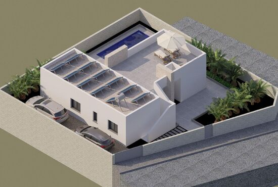 3-izb. Vila Na predaj, Alicante, Benijofar, Španielsko [N8223]