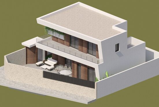 3-izb. Vila Na predaj, Alicante, Benijofar, Španielsko [N6126]