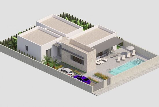 3-izb. Vila Na predaj, Alicante, Benijofar, Španielsko [N6125]